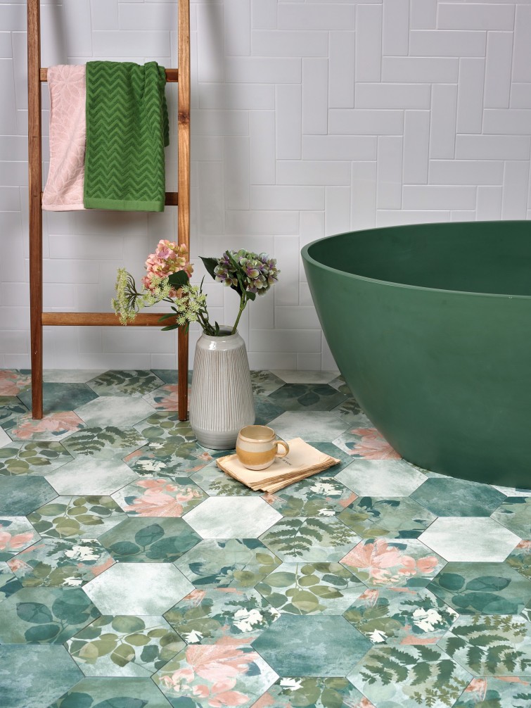 Ca' Pietra x National Trust Woodland Glade porcelain tile